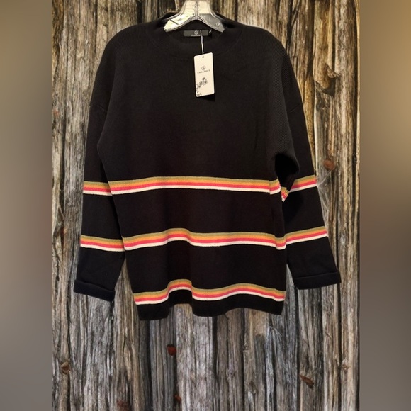 NWT Women’s Long Drop Sleeve Crew Neck Over Sized Sweater - Picture 1 of 5